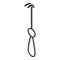 Surgery hook icon, simple style