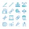 Surgery icons set