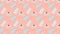 Surgical face mask pattern on coral background