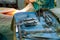 Surgical instruments in operating room