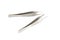 Surgical Instruments tweezers, pliers, clamp the blade, scalpel, scissors on a white table