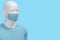 Surgical mask mockup, banner, Poster	3d Rendered high quality  high resolution