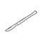 surgical scalpel icon. Element of cyber security for mobile concept and web apps icon. Thin line icon for website design and