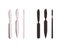 Surgical Scalpels Icons. Medical stencil cutting instrument. Lancet vector illustration.