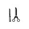 Surgical tools black icon concept. Surgical tools flat vector symbol, sign, illustration.