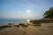 Surin beach at sunrise in Phuket island