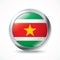 Suriname flag button