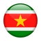 Suriname Flag Vector Round Icon