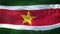 SURINAME Realistic Waving Flag Background