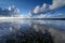 Surise cloudscape over West Lake in Everglades National Park, Florida.