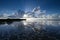 Surise cloudscape over West Lake in Everglades National Park, Florida.