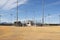 SURPRISE, ARIZONA - NOVEMBER 24, 2016: Surprise Stadium Practice Fields. The facility is the Spring Training home of both the Texa