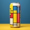 Surprise Vienna Lager Logo With Vibrant Colors Inspired By Mondrian