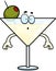 Surprised Cartoon Martini