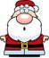 Surprised Cartoon Santa Claus