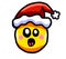 Surprised Christmas Emoticon