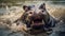 Surprised Hippopotamus In Epic Portraiture: Contest Winner\\\'s Close-up Shots