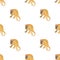 Surprised monkey pattern seamless vector