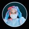 surprised surgeon portrait doctor in ppe face mask
