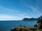 Surprising view of a Gaspesie National Park, Forillon Park, on a beautiful August day. Gaspesie, Quebec, Canada