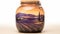 Surreal 3d Landscape Oil Painting Of Lavender In A Jar