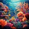 Surreal Artwork: Intricate Coral Reef Patterns