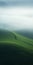 Surreal Cinematic Minimalism: Hilly Landscape With Foggy Air