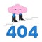 Surreal cloud walking in boots error 404 flash message
