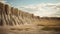 Surreal Desert Cliff Formation: Photorealistic Fantasies In The Badlands
