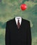 Surreal Empty Business Suit, Balloon