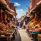Surreal Fusion of Ancient Traditions and Modern Vibrancy in Marrakesh