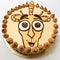 Surreal Giraffe Face Cheesecake: A Cartoon-inspired Delight