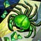 Surreal green dungeness crab - generative AI