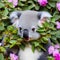 A surreal koala with a tail of blooming flowers, clinging to a whimsical eucalyptus tree3, Generative AI