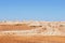 Surreal landscape around mining town Coober Pedy, South Australia