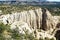 Surreal landscape at Tent Rocks National Monument