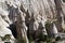 Surreal landscape at Tent Rocks National Monument