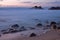 Surreal ocean scene along the 17 mile drive