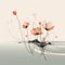 Surreal Oriental Minimalism: Delicate Flowers And Romantic Riverscapes