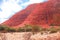 Surreal red Olgas mountains (Uluru Kata Tjuta National Park),Australia