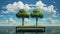 Surreal Renewable Energy: Realistic Painting By Magritte In Ultra Hd