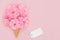 Surreal Rose Flower Abstract Waffle Ice Cream Cone Gift