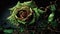 Surreal Rose Focus, Made with Generative AI