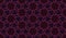 Surreal seamless pattern on black background. Abstract ornament of repeating glowing pink and purple elements.