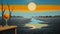 Surreal Solar Energy Realistic Painting In Ultra Hd By Magritte