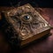 surreal spellbook spirit creepy with one eye mystical creepy , generated by AI