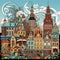 Surreal Vision of Riga: Living Art Nouveau Buildings and Animated Central Market