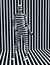 Surreal Zebra Woman, Stripes, Girl