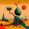 Surrealism Art Of A Desert