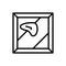 Surrealism, museum icon. Simple line, outline vector elements of historical things icons for ui and ux, website or mobile